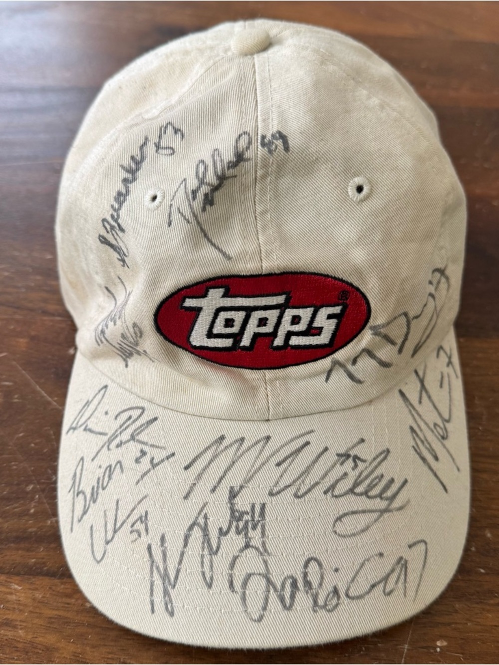 Signed Topps Super Bowl Hat - Marcellus Wiley, Tony Dungy, Brian Urlacher & More
